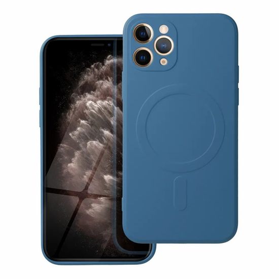 Ovitek Silicone Mag Cover, iPhone 11 Pro Max, moder