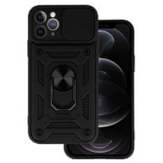 ToP Slide Camera Armor Case, iPhone 11 Pro, črne barve