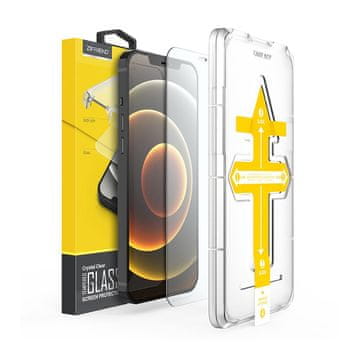 ZIFRIEND Zifriend, iPhone 12 Pro Max, 2.5D Zaščitno kaljeno steklo Crystal Clear z aplikatorjem