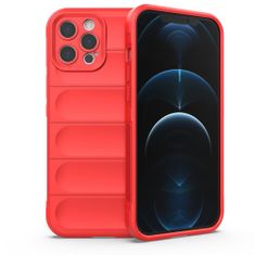 HURTEL Magic Shield etui, iPhone 12 Pro Max, rdeč