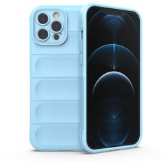 HURTEL Magic Shield etui, iPhone 12 Pro Max, svetlo modra