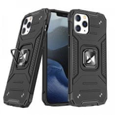WOZINSKY Ring Armor, iPhone 12 Pro MAX, črn