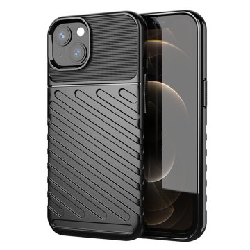 HURTEL Thunder ovitek, iPhone 13, črn