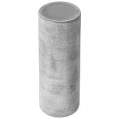botle Keramična cvetlična vaza siva betonska podlaga V 31,5 cm D 11,7 cm Dekorativna namizna vaza cevasto cvetje dekoracija orhideja sodoben glamur