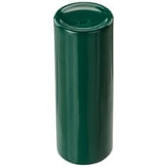 botle Keramična cvetlična vaza Temno zelena V 31,5 cm D 11,7 cm Dekorativna namizna vaza Cevasto cvetje Okras orhidej Sodoben glamur