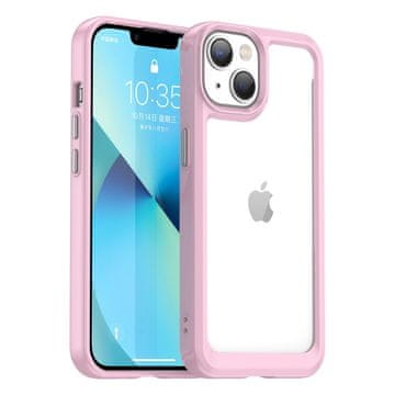HURTEL Outer Space etui, iPhone 14 Plus, roza