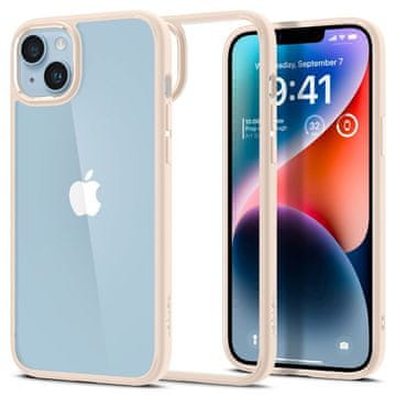 Spigen Spigen Ultra hybrid ovitek za mobilni telefon, iPhone 14 Plus, bež