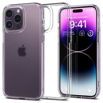 Spigen Hibrid Spigen Ultra ovitek za mobilni telefon, iPhone 14 Pro Max, prozoren za zmrzal