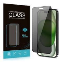 OEM Privacy 5D Zaščitno kaljeno steklo, iPhone 15
