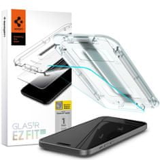 Spigen Spigen Glass.TR EZFit z aplikatorjem, Zaščitno kaljeno steklo, iPhone 15