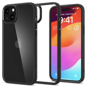 Spigen Hibrid Spigen Ultra ovitek za mobilni telefon, iPhone 15 Plus, mat črna