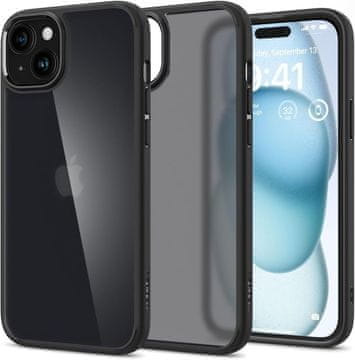 Spigen Spigen Ultra hybrid ovitek za mobilni telefon, iPhone 15, frost black