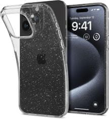 Spigen Spigen Liquid Crystal ovitek za mobilni telefon, iPhone 15 Pro, Glitter Crystal