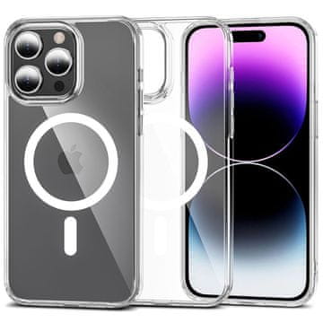 Tech-protect Tech-Protect Flexair Hybrid z MagSafe, iPhone 15 Pro Max, prozoren