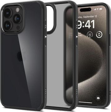 Spigen Spigen Ultra hybrid ovitek za mobilni telefon, iPhone 15 Pro, frost black