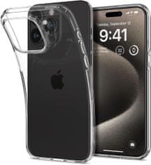Spigen Spigen Liquid Crystal ovitek za mobilni telefon, iPhone 15 Pro Max, Crystal Clear