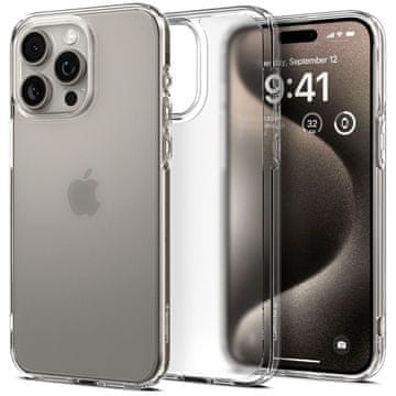 Spigen Spigen Ultra hybrid ovitek za mobilni telefon, iPhone 15 Pro Max, frost clear