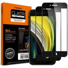 Spigen Spigen Full Cover Glass FC Zaščitno kaljeno steklo 2 kosa, iPhone 7 / 8 / SE 2020, črno