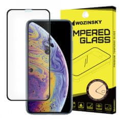 WOZINSKY 5D Zaščitno kaljeno steklo za iPhone X / XS / 11 PRO, črno