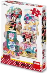 Puzzle Minnie in Daisy poleti 4x54 kosov