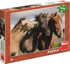 Dino Puzzle Barvni konji XXL 300 kosov