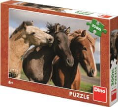 Dino Puzzle Barvni konji XXL 300 kosov