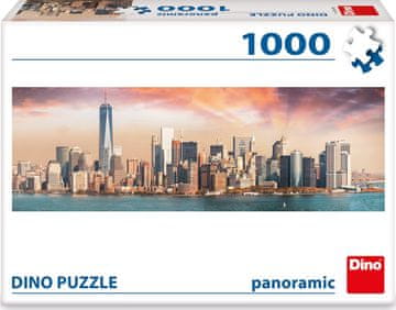Dino Panoramska sestavljanka Manhattan v mraku, New York 1000 kosov
