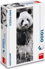 Dino Vertikalna sestavljanka Panda v travi 1000 kosov