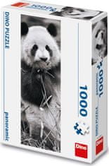 Dino Vertikalna sestavljanka Panda v travi 1000 kosov