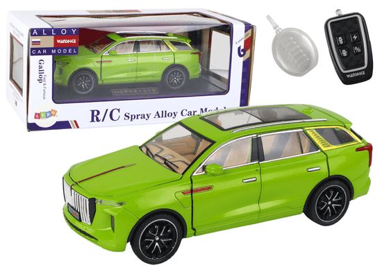shumee Aluminijast RC model avtomobila 1:24 C Zelena barva