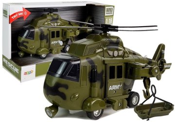 shumee Vojaški reševalni helikopter 1:16 Hook Sound Light