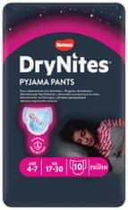 Huggies HUGGIES DryNites plenične hlače za enkratno uporabo za deklice od 4 do 7 let (17-30 kg) 10 kosov