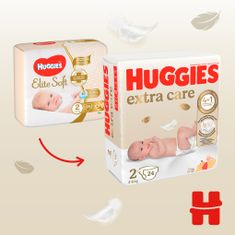 Huggies HUGGIES Extra Care 2 plenice za enkratno uporabo (3-6 kg) 24 kosov