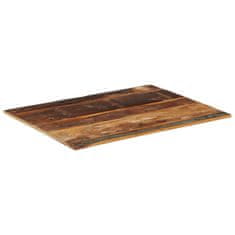 Vidaxl Pravokotna mizna plošča 70x90 cm 15-16 mm trden predelan les
