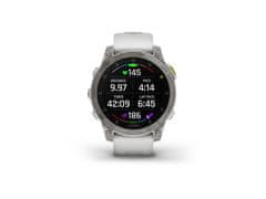 Garmin Epix 2 Sapphire Titan/White Band