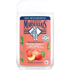 Le Petit Marseillais Extra Gentle Shower Gel Organic White Peach & Organic Nectarine vlažilen in osvežilen gel za prhanje 250 ml unisex