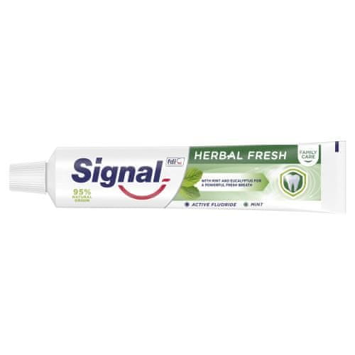 Signal Herbal Fresh zobna pasta za dolgotrajen svež zadah