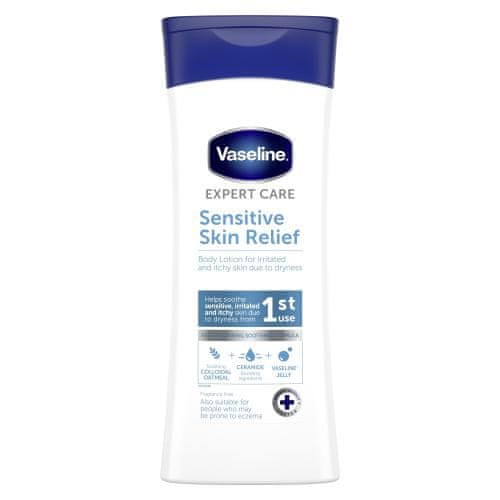Vaseline Intensive Care Sensitive Skin Relief hipoalergenski losjon za telo za občutljivo in suho kožo unisex