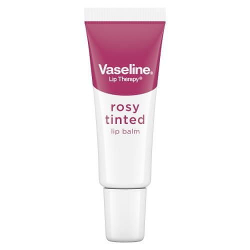 Vaseline Lip Therapy Rosy Tinted Lip Balm Tube negovalen in obarvan balzam za ustnice 10 g