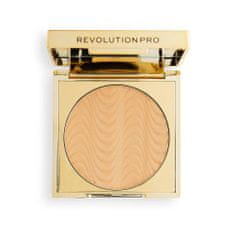 Makeup Revolution CC Perfecting Press Powder kompakten puder za popoln videz 5 g Odtenek warm maple