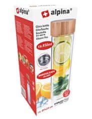 Alpina Steklena steklenica termos iz borosilikatnega stekla 450 ml ED-226751