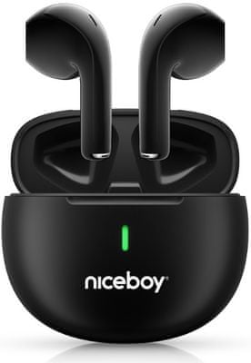  Bluetooth slušalke niceboy hive pop fižol mikrofon za prostoročno telefoniranje odličen zvok dolga življenjska doba baterije odporna na vodo lahka zasnova 