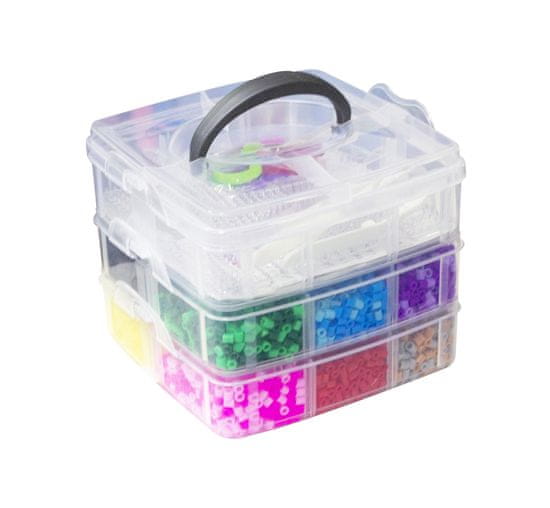 Aga4Kids Set za likanje perlic 8000 kos + dodatki