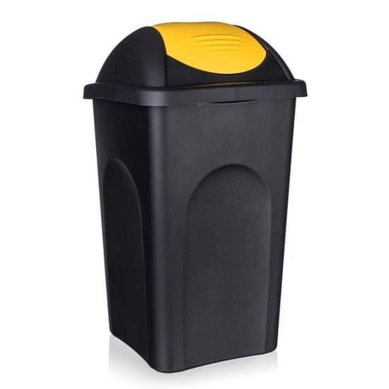 Popron Koš za odpadke MP 60 L, rumeni pokrov