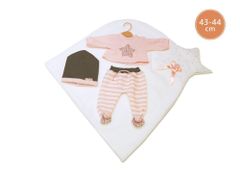 Llorens Obleka za lutko dojenčka NEW BORN velikost 43-44 cm