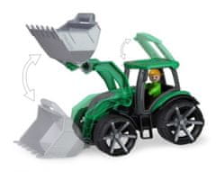 Alena Goliášová Truxx traktor z nakladalno žlico, 32cm, s figurico v škatli, 37x22x16cm, 24m+