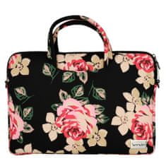 MG Wonder Briefcase torba za prenosnik 15-16'' black and roses