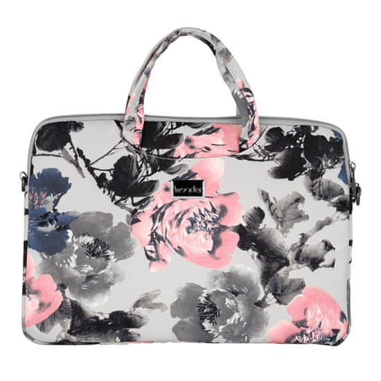 MG Wonder Briefcase torba za prenosnik 17'', peonies