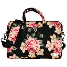 MG Wonder Briefcase torba za prenosnik 15-16'' black and roses