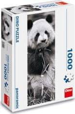 Dino Sestavljanka Panda v travi 1000 kosov panoramska